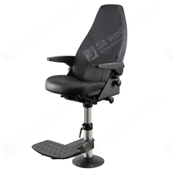 US.905040 Norsap 800 standaard stoel leer incl. flensvoet & voetensteun Norsap 800 standaard stoel leer incl. flensvoet & voetensteun US.905040